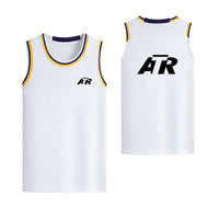 Thumbnail for ATR & Text Designed Basketball Style Sports Tank Tops