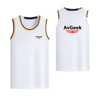 Thumbnail for Avgeek Designed Basketball Style Sports Tank Tops