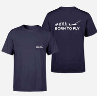 Thumbnail for Born To Fly Glider Designed Pocket T-Shirts