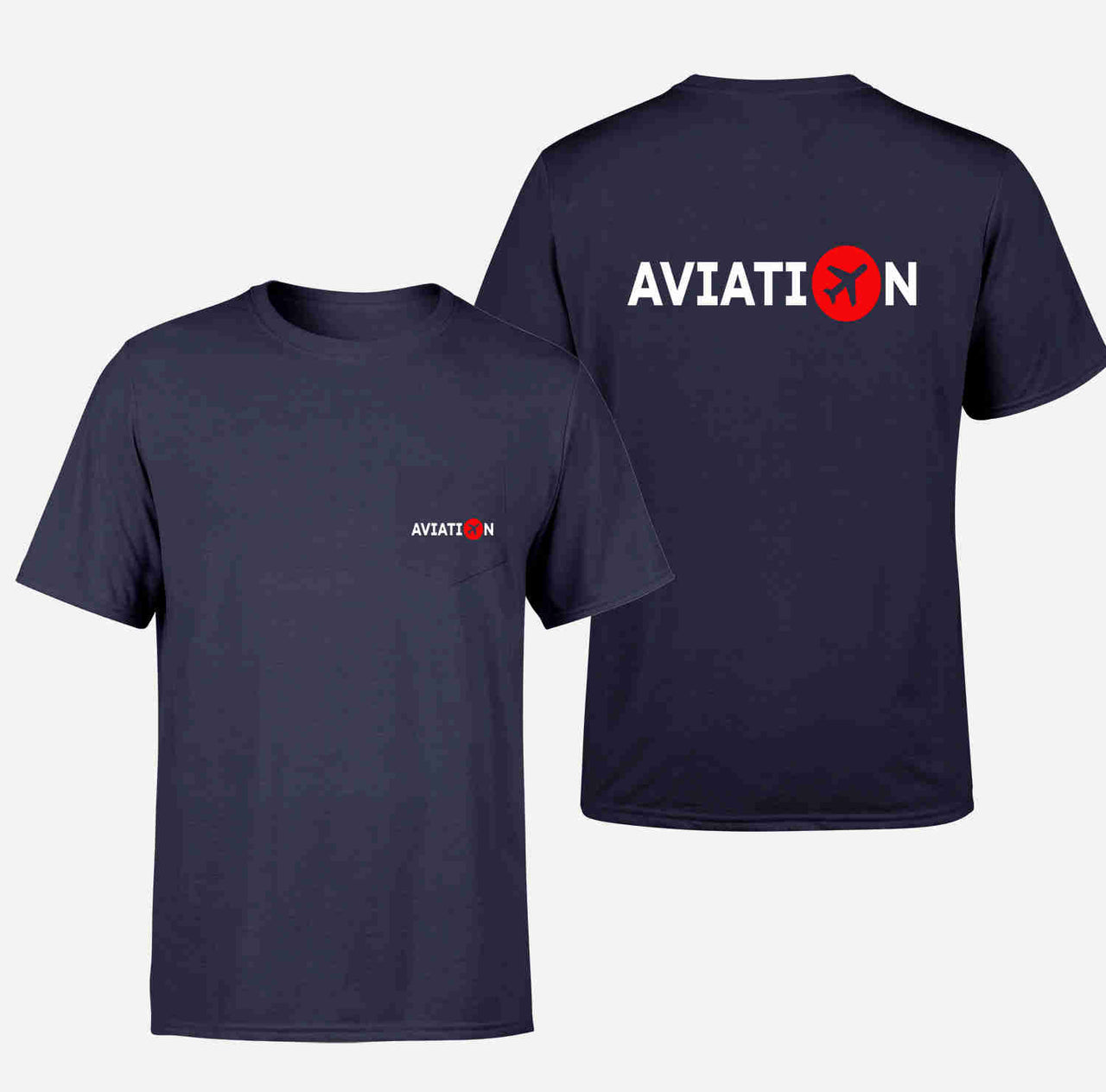 Aviation Designed Pocket T-Shirts