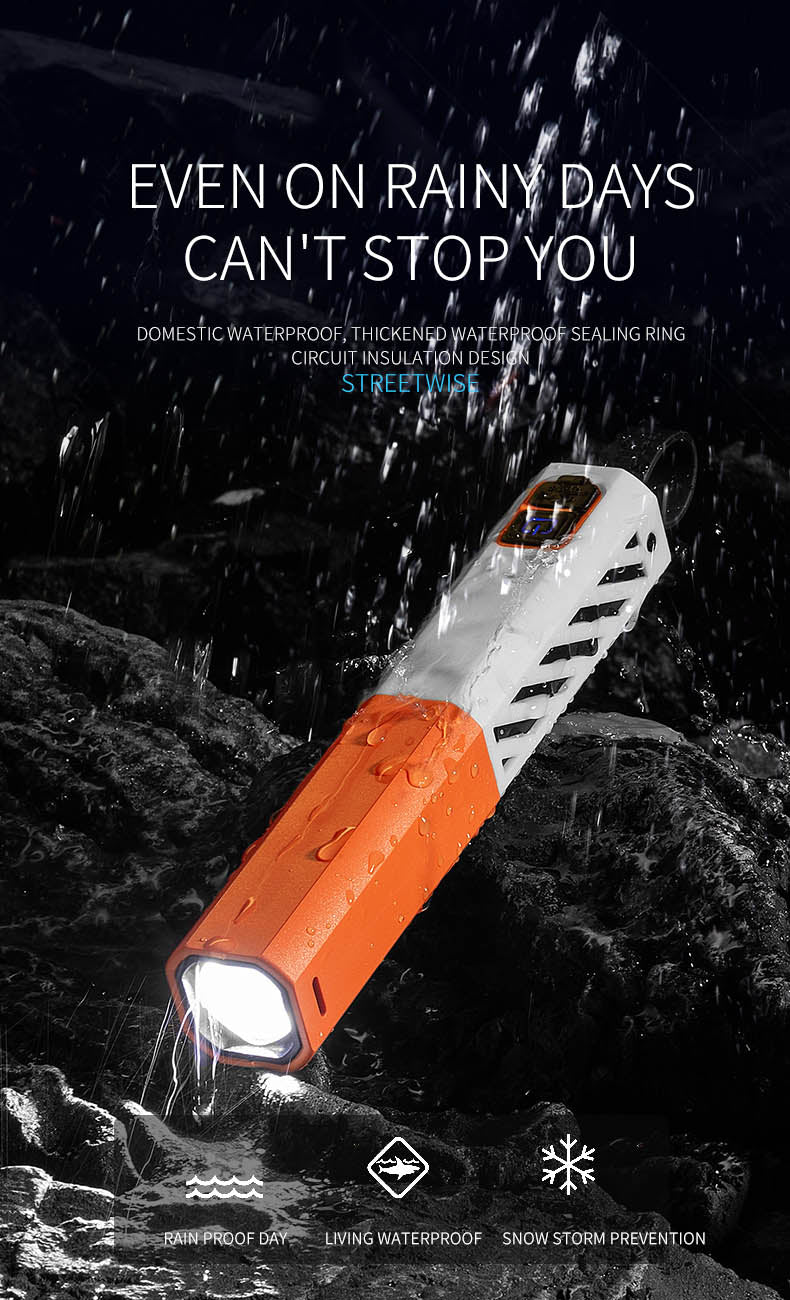 LED Simple Long-Range Aluminum Alloy Light Flashlight