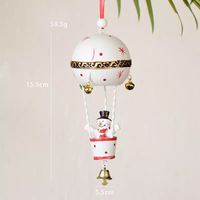 Thumbnail for Hot Air Balloon Santa Claus Snowman&Reindeer Claus  for Christmas Tree (2) Didiseaon Ornaments