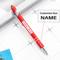 Thumbnail for Cabin Crew Text Designed Ballpens Capacitive Screen Touch Pens