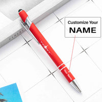 Thumbnail for Boeing 747 Silhouette Designed Ballpens Capacitive Screen Touch Pens