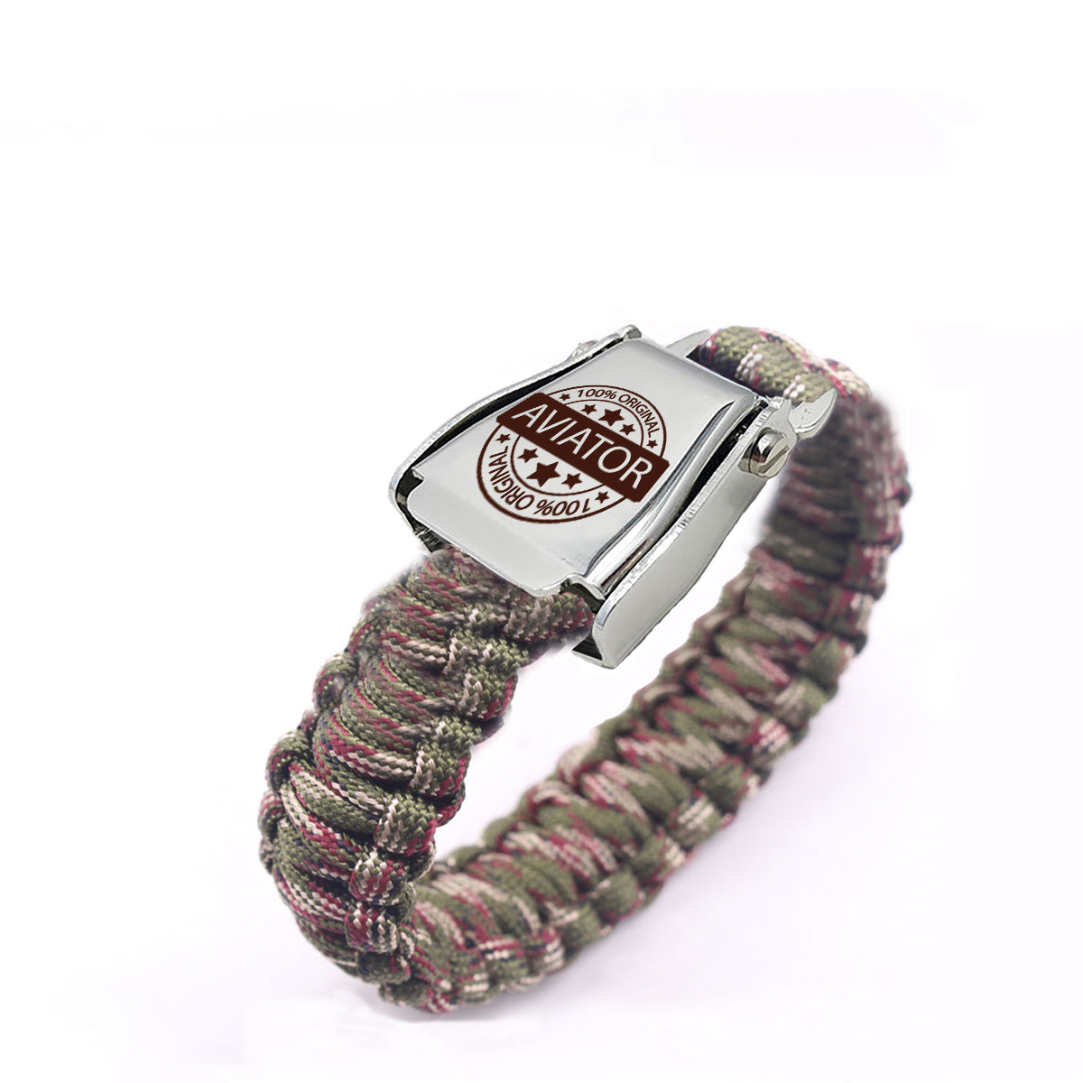 %100 Original Aviator Design Airplane Seat Belt Bracelet