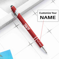 Thumbnail for Boeing 757 & Text Designed Ballpens Capacitive Screen Touch Pens