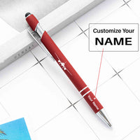 Thumbnail for Boeing 777 Silhouette Designed Ballpens Capacitive Screen Touch Pens