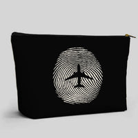 Thumbnail for Aviation Finger Print Designed Zipper Pouch