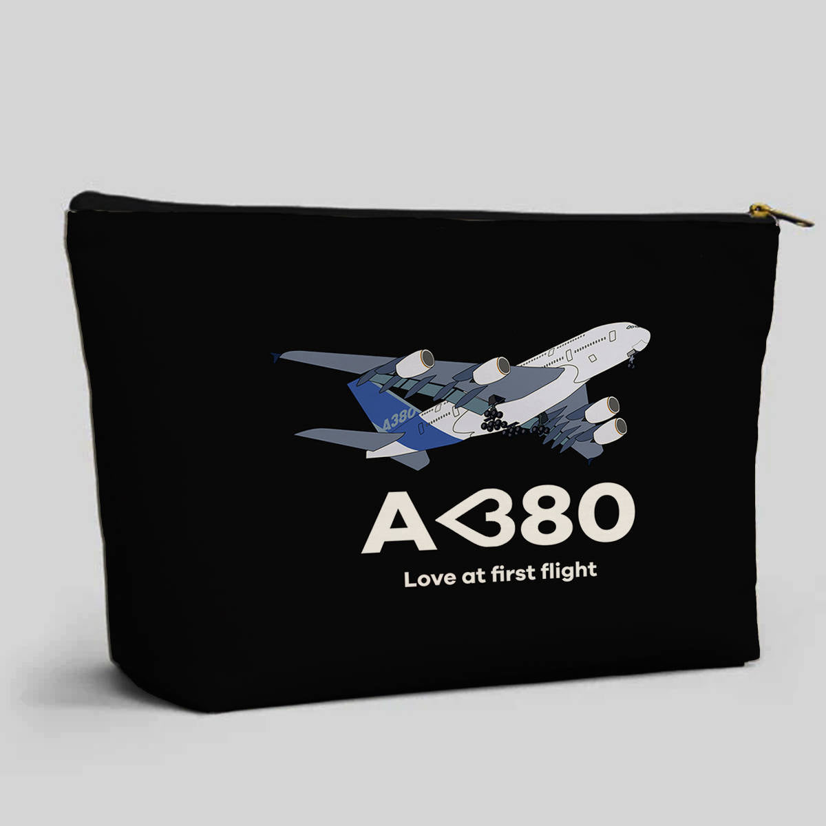 Airbus A380 Love at first flight Designed Zipper Pouch