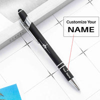 Thumbnail for Boeing 717 Silhouette Designed Ballpens Capacitive Screen Touch Pens