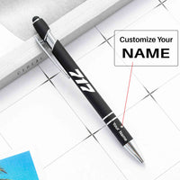 Thumbnail for 717 Flat Text Designed Ballpens Capacitive Screen Touch Pens