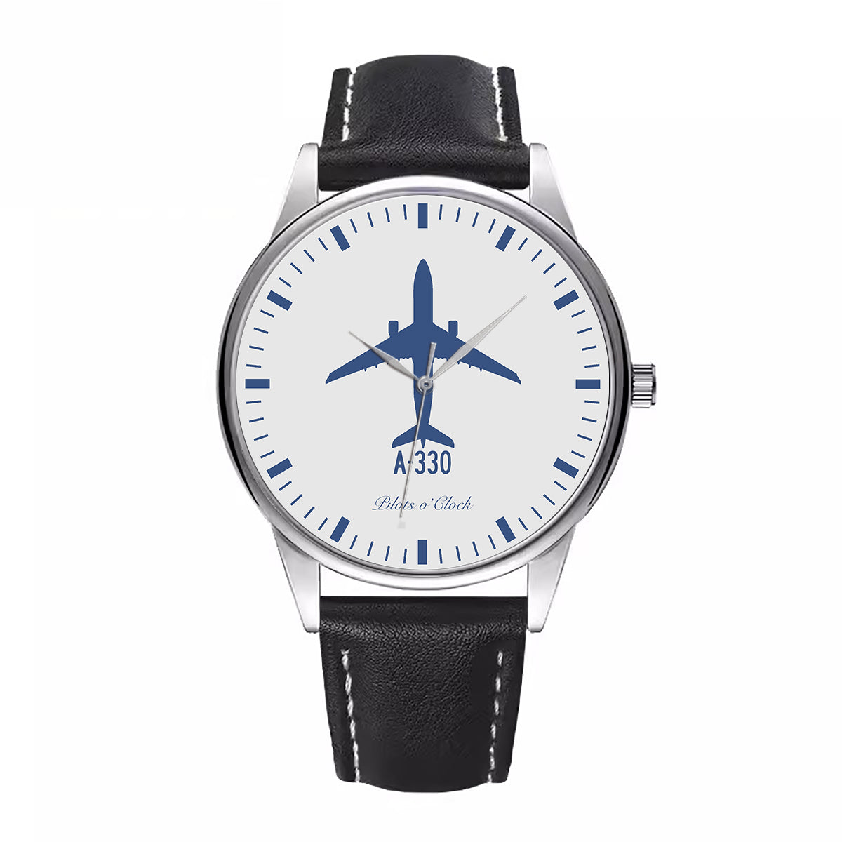 Airbus A330 Designed Fashion Leather Strap Watches