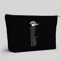 Thumbnail for Aviation Alphabet Designed Zipper Pouch