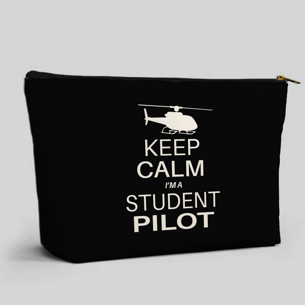 Student Pilot (Helicopter) Designed Zipper Pouch