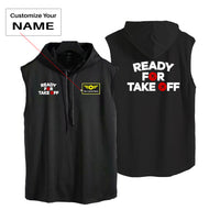 Thumbnail for Ready For Takeoff Designed Hooded Tank Tops