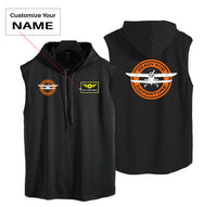 Thumbnail for Ready for Departure Designed Hooded Tank Tops