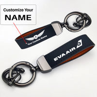 Thumbnail for EVA Air Airlines(2) Design Horseshoe Buckle Key Chains