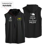 Thumbnail for Student Pilot (Helicopter) Designed Hooded Tank Tops