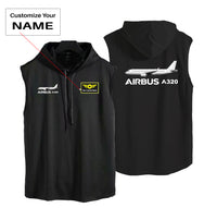 Thumbnail for The Airbus A320 Designed Hooded Tank Tops