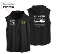 Thumbnail for Helicopter [Noun] Designed Hooded Tank Tops