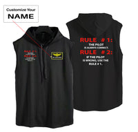 Thumbnail for Rule 1 - Pilot is Always Correct Designed Hooded Tank Tops