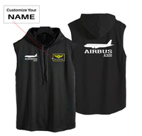 Thumbnail for Airbus A320 Printed Designed Hooded Tank Tops