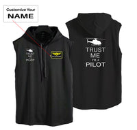 Thumbnail for Trust Me I'm a Pilot (Helicopter) Designed Hooded Tank Tops