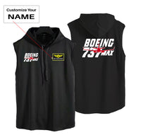 Thumbnail for Amazing Boeing 737 Max Designed Hooded Tank Tops