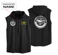 Thumbnail for Aviation Lovers Designed Hooded Tank Tops