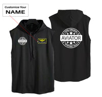 Thumbnail for %100 Original Aviator Designed Hooded Tank Tops