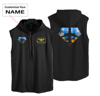 Thumbnail for Supermen of The Skies (Sunrise) Designed Hooded Tank Tops