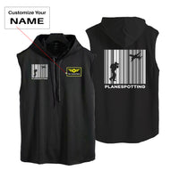 Thumbnail for Planespotting Designed Hooded Tank Tops