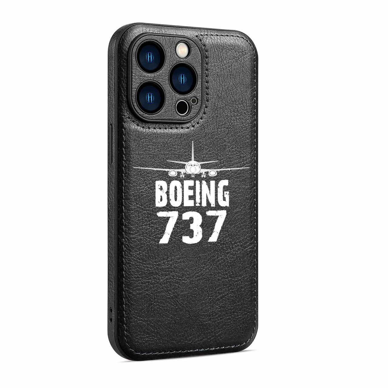 Boeing 737 & Plane Designed Leather iPhone Cases