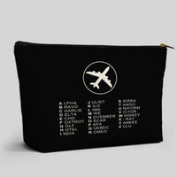 Thumbnail for Aviation Alphabet 2 Designed Zipper Pouch