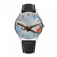 Thumbnail for Air India's Boeing 787 Designed Fashion Leather Strap Watches