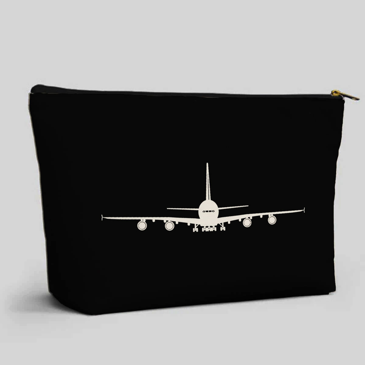 Airbus A380 Silhouette Designed Zipper Pouch