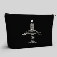 Thumbnail for Airplane Shape Aviation Alphabet Designed Zipper Pouch