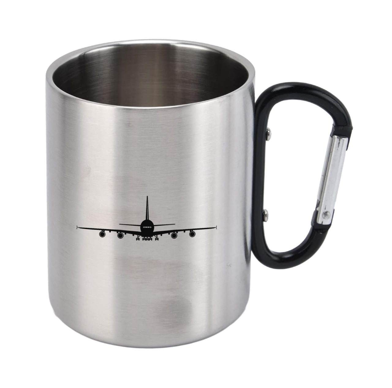 Airbus A380 Silhouette Designed Stainless Steel Outdoors Mugs