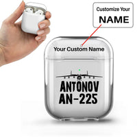 Thumbnail for Antonov AN-225 & Plane Designed Transparent Earphone AirPods Cases