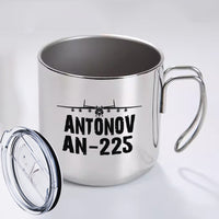 Thumbnail for Antonov AN-225 & Plane Designed Stainless Steel Portable Mugs