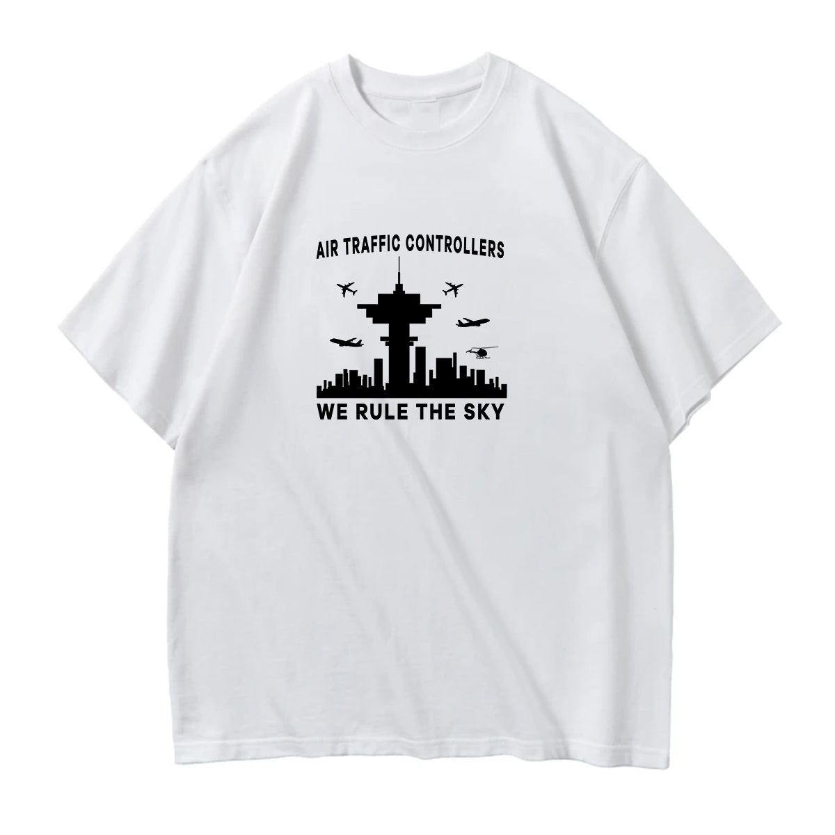 Air Traffic Controllers - We Rule The Sky Designed Relax Fit T-Shirts