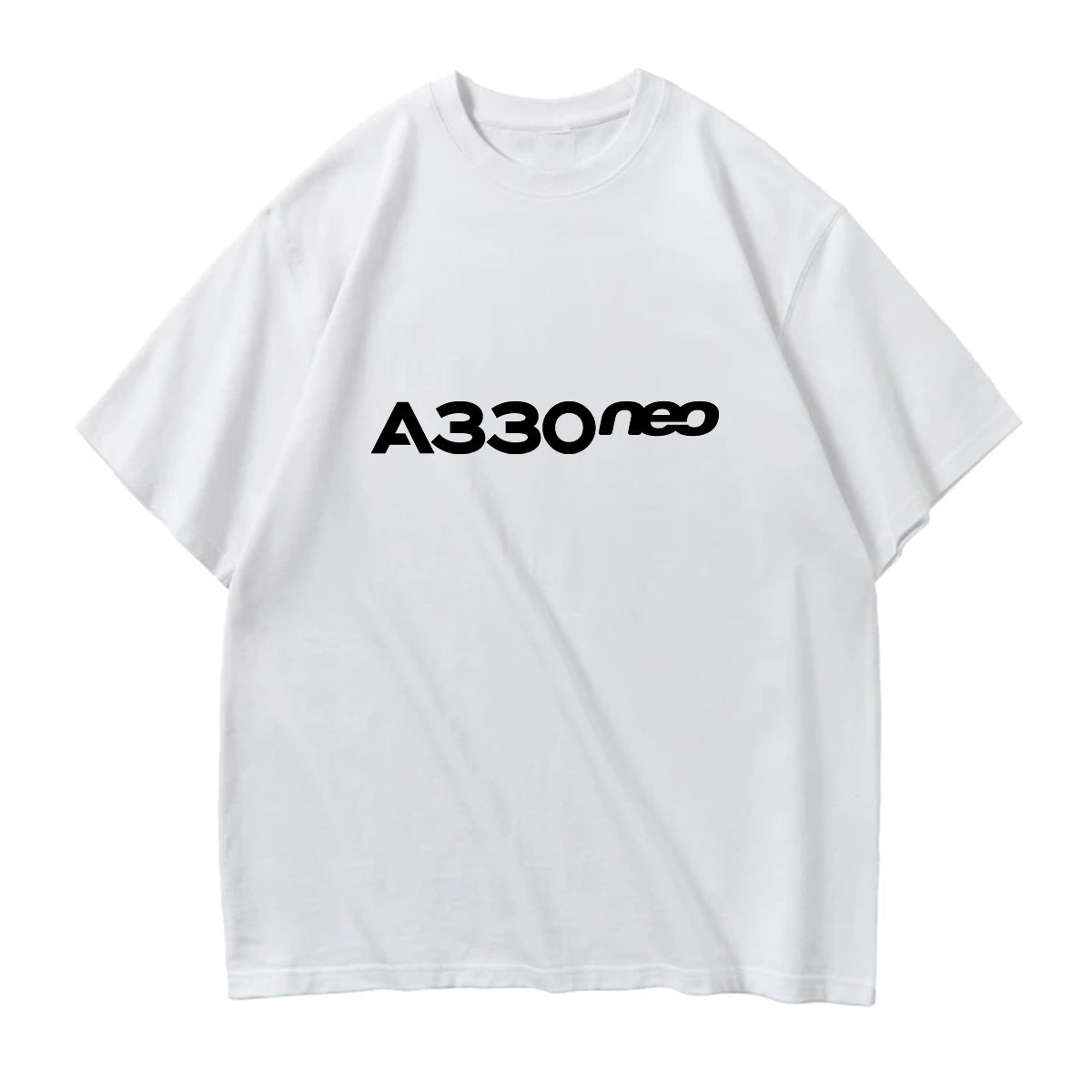 A330neo & Text Designed Relax Fit T-Shirts