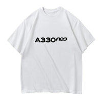 Thumbnail for A330neo & Text Designed Relax Fit T-Shirts