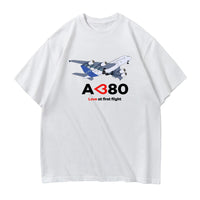 Thumbnail for Airbus A380 Love at first flight Designed Relax Fit T-Shirts