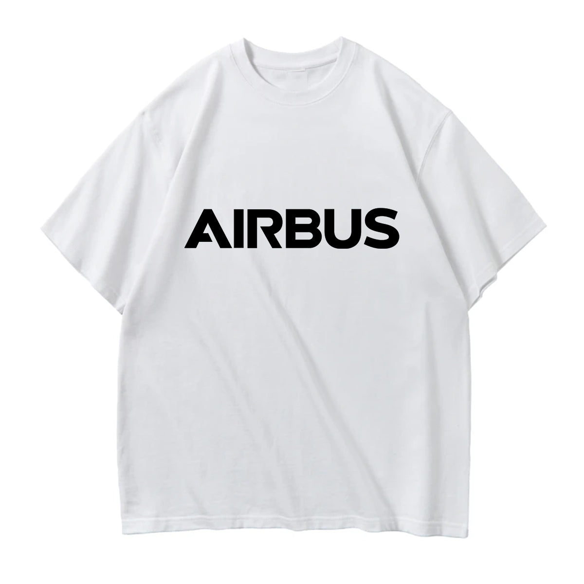 Airbus & Text Designed Relax Fit T-Shirts