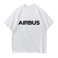 Thumbnail for Airbus & Text Designed Relax Fit T-Shirts