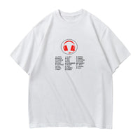 Thumbnail for Aviation Alphabet 3 Designed Relax Fit T-Shirts