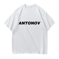 Thumbnail for Antonov & Text Designed Relax Fit T-Shirts