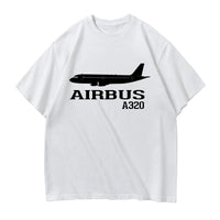 Thumbnail for Airbus A320 Printed Designed Relax Fit T-Shirts