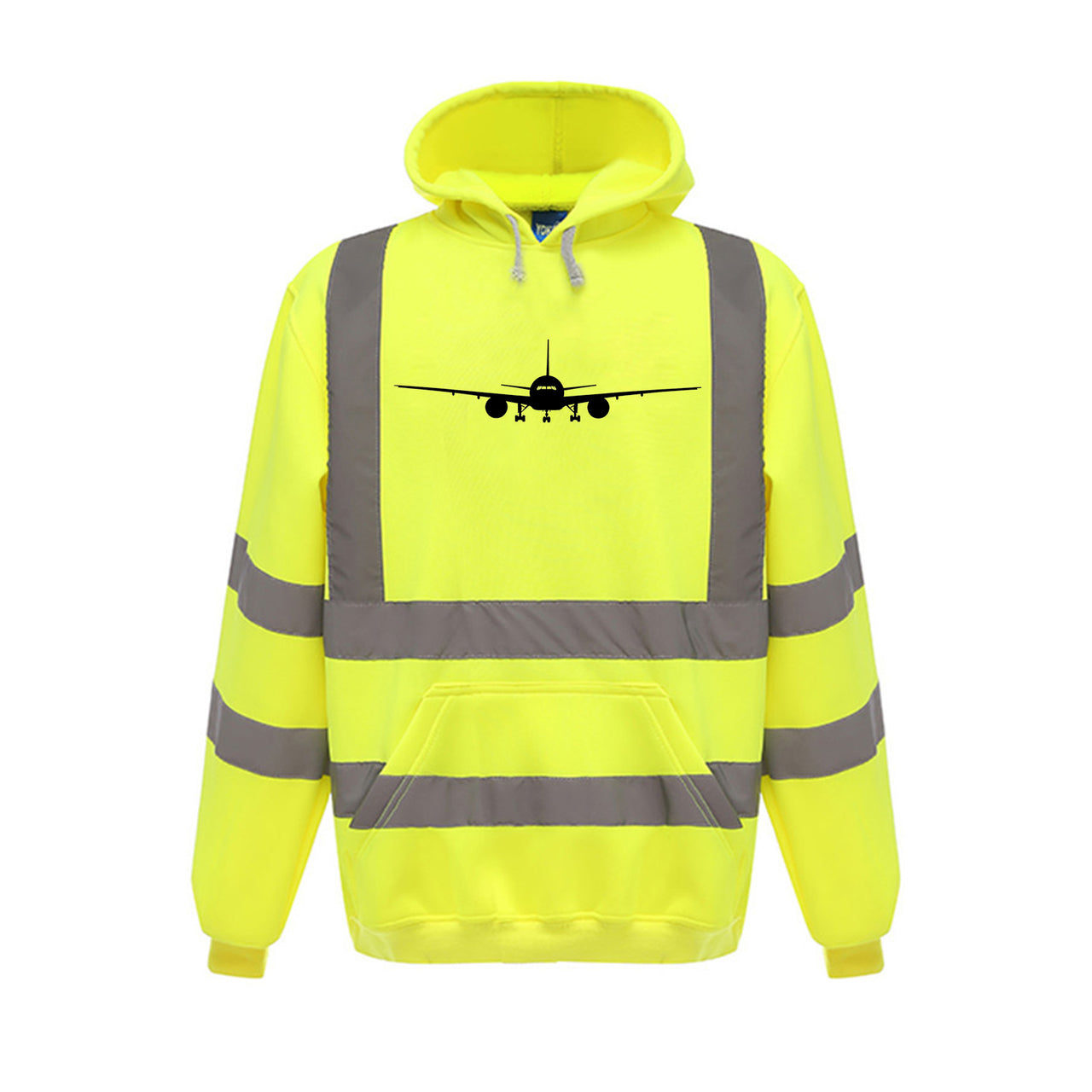 Boeing 777 Silhouette Designed Reflective Hoodies